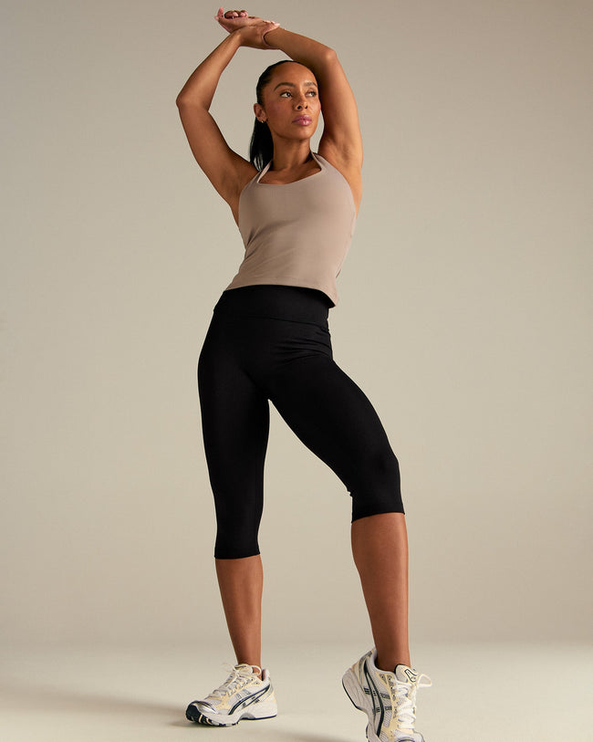 Essential Halter Tank | Buff