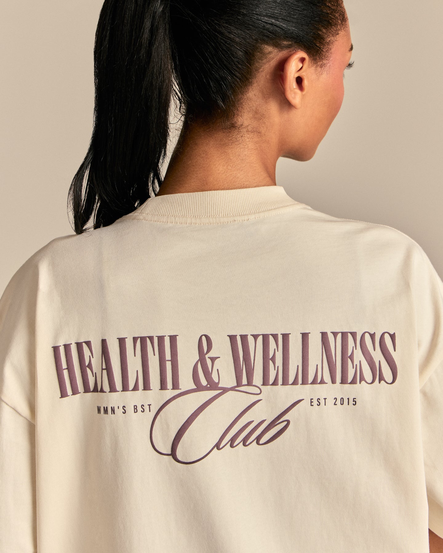 Comfort Oversized Wellness Short Sleeve T-Shirt | Coconut White (1/6)