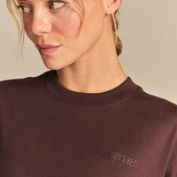 Comfort Oversized Wellness Short Sleeve T-Shirt | Cocoa Powder (3/6)
