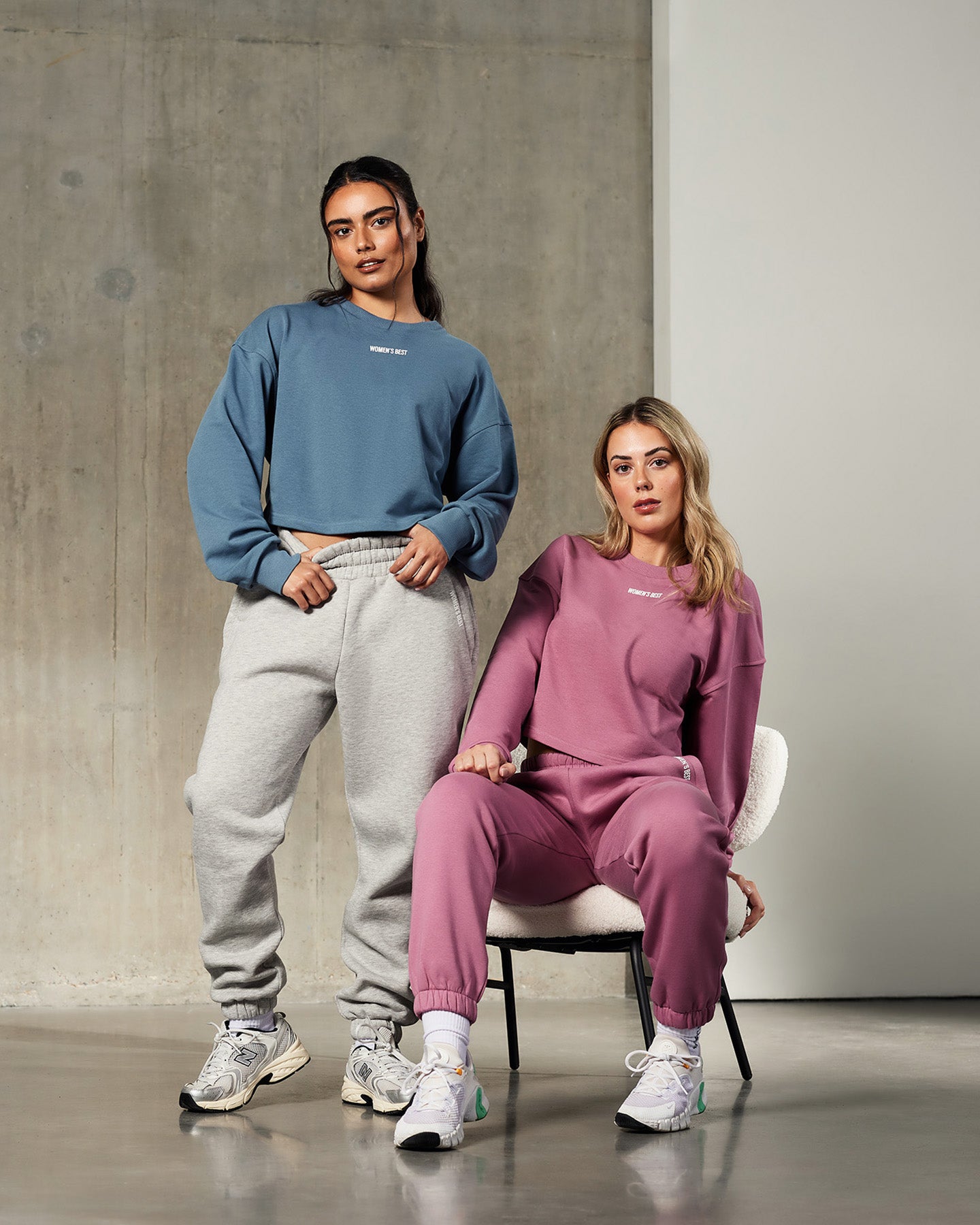 Comfort Oversized Joggers | Silver Grey Marl