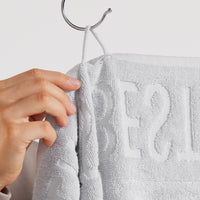 Large Sweat Towel | Silver Grey