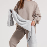Large Sweat Towel | Silver Grey