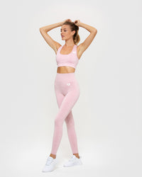 Move Seamless Sports Bra | Light Pink Marl