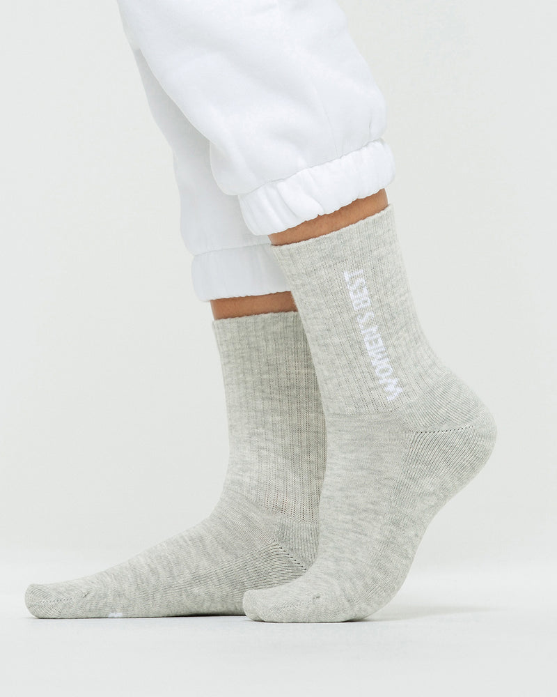 Crew Socks (1PK) | Grey Melange