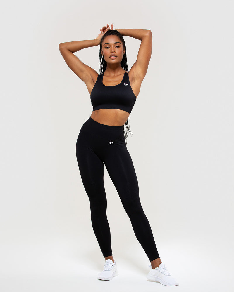 NORMOV Jacquard Yoga Pants Seamless Sports Tights Fitness High Waist L –  Active Edge