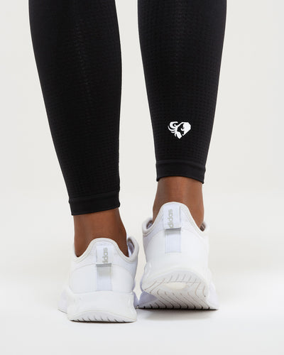 LA GEAR Womens BRAND NEW Seamless Leggings Size M Medium Black
