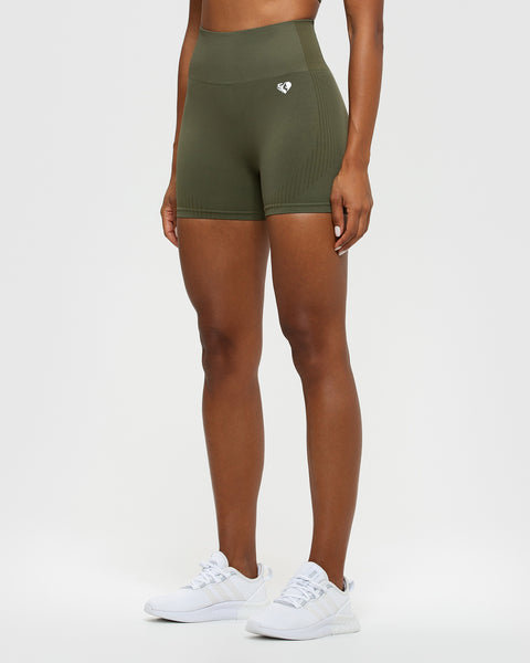 Khaki athletic clearance shorts