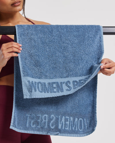 Small Sweat Towel | Smoke Blue