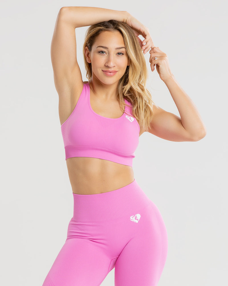 Medium Sports Bra for Women Womens Beauty Back Underwear Seamless Wireless  Bra Thin Sports Bra Sports Bra for Running (Pink, XL) : :  Clothing, Shoes & Accessories