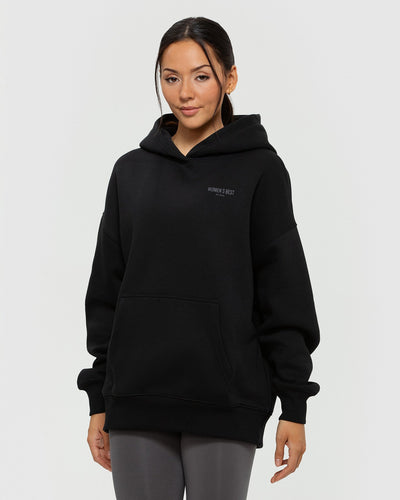 BKE Oversized Tunic Hoodie - Women's Sweatshirts in Black