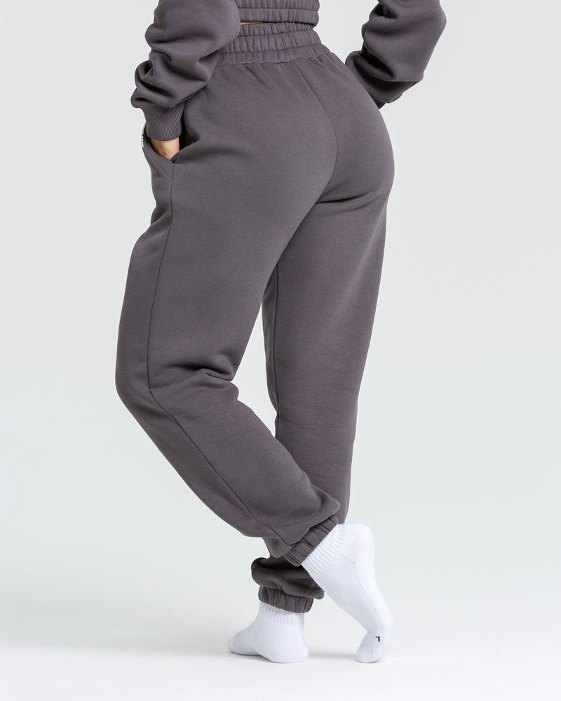 Ladies Track Pants – Charcoal Grey – LIMBA