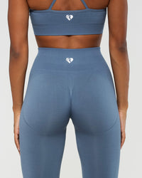 Define Scrunch Seamless 7/8 Leggings | Smoke Blue