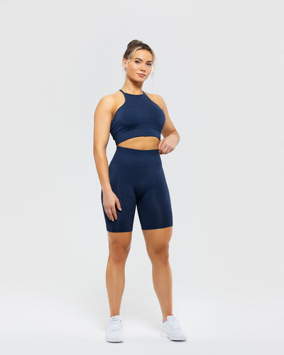 Define Scrunch Seamless Cycling Shorts | Sapphire Blue