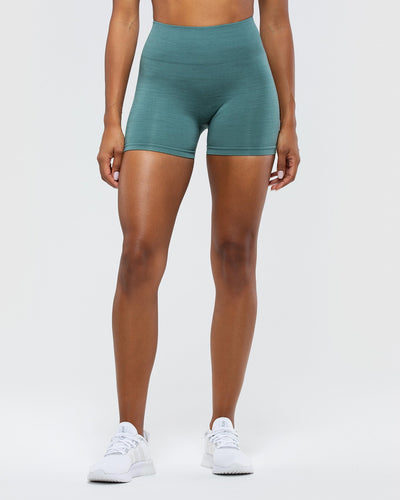 Buy QOQ Workout Shorts Womens Seamless Scrunch Gym Shorts High