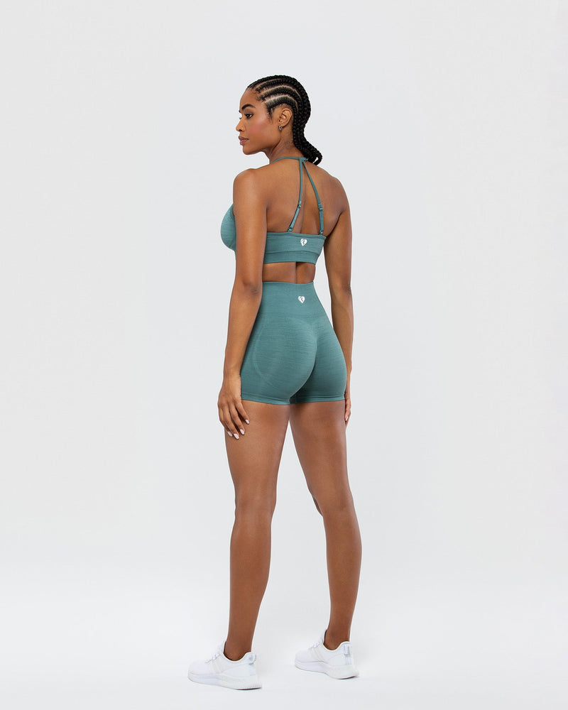 Crossover Scrunch Shorts - Khaki – Luxsea Swimwear