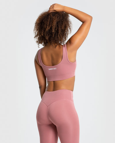 Dusty Pink Basic Seamless High Waist Gym Leggings