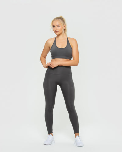 Buy AbsoluteFit Essential Black Tights With Pockets for Women