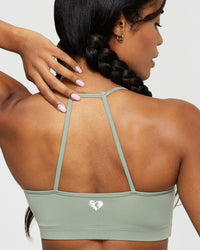 Essential Scoop-Neck Bralette | Olive