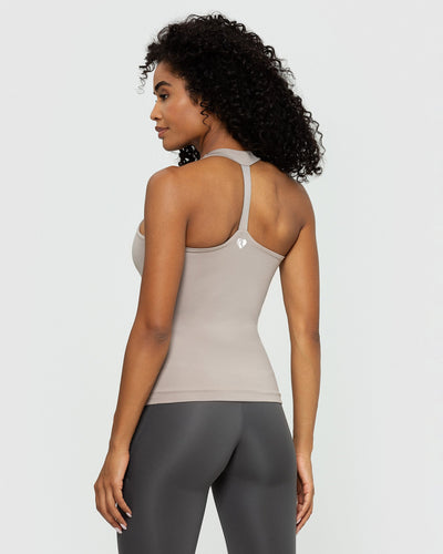 SECOND SKIN- BLACK DOUBLE LINED SMOOTHING TANK