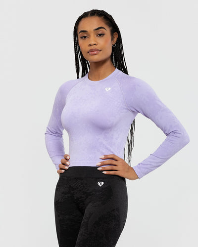 Evolution Seamless Long Sleeve Midi Top | Iris