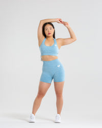 Move Seamless Shorts | Blue Marl