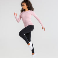 Move Seamless Long Sleeve Top | Light Pink Marl