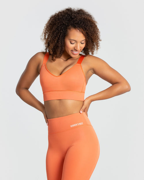 90 Off Sale Clearance Sports Bras for Women High Support Orange