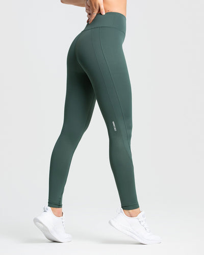 GetUSCart- 90 Degree By Reflex High Waist Fleece Lined Leggings - Yoga Pants  - Eden Green - XS
