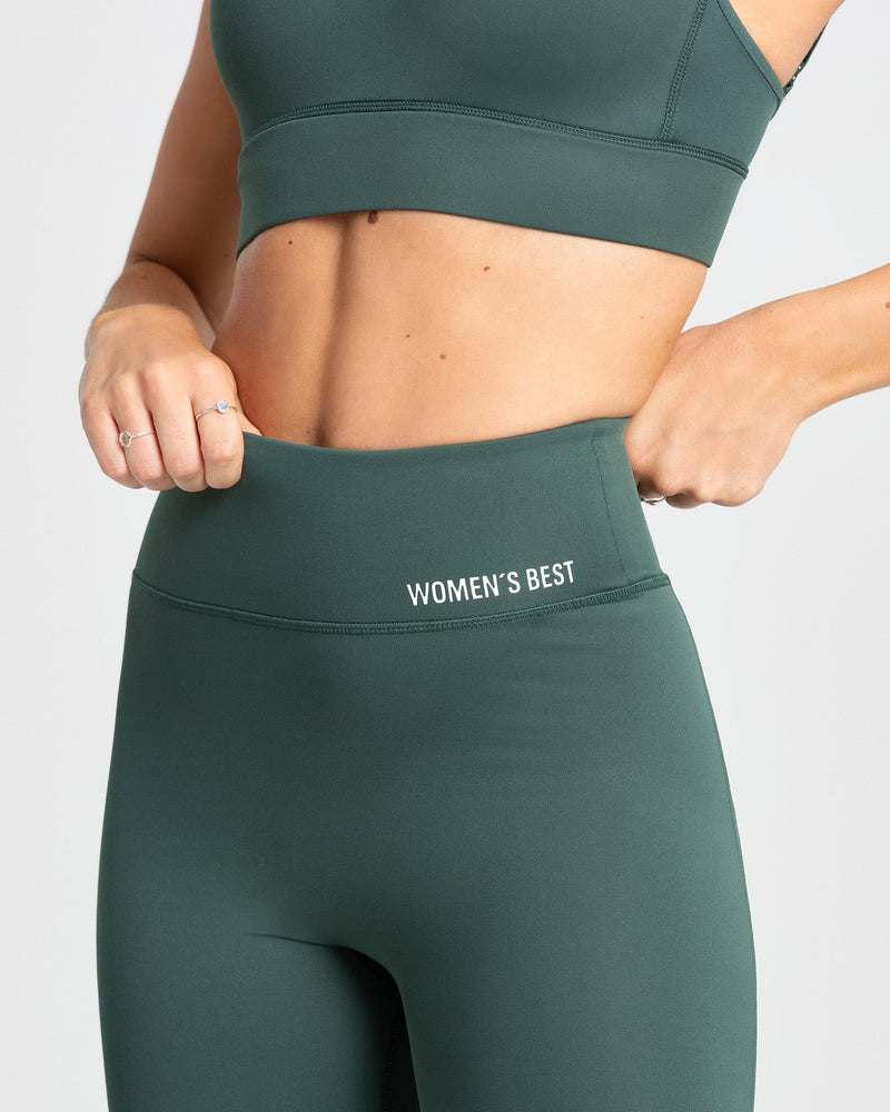 Passion High Waisted Scrunch Leggings  Forest Green – Indefinable The Label