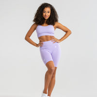 Power Seamless Cycling Shorts | Lilac