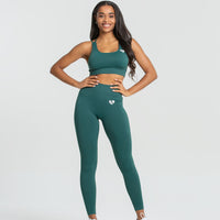 Power Seamless Leggings | Forest Green