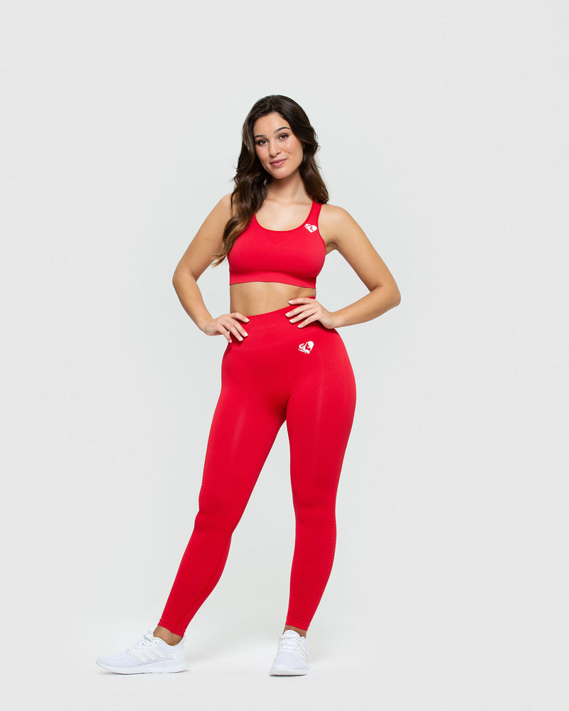 Buy Women's Red Leggings Trousersleggings Online