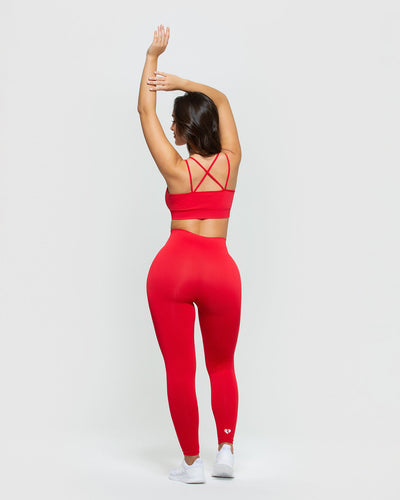 Women's Seamless High-rise Leggings - All In Motion™ Red L : Target