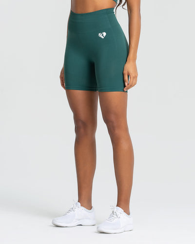 Power Seamless Cycling Shorts | Forest Green