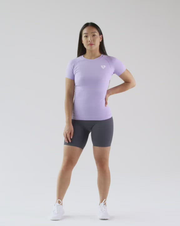 Power Seamless T-Shirt - Lilac